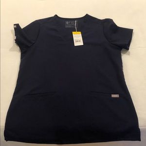 Navy Figs: Casma Top-S/Yola Skinny Petite Pant-M